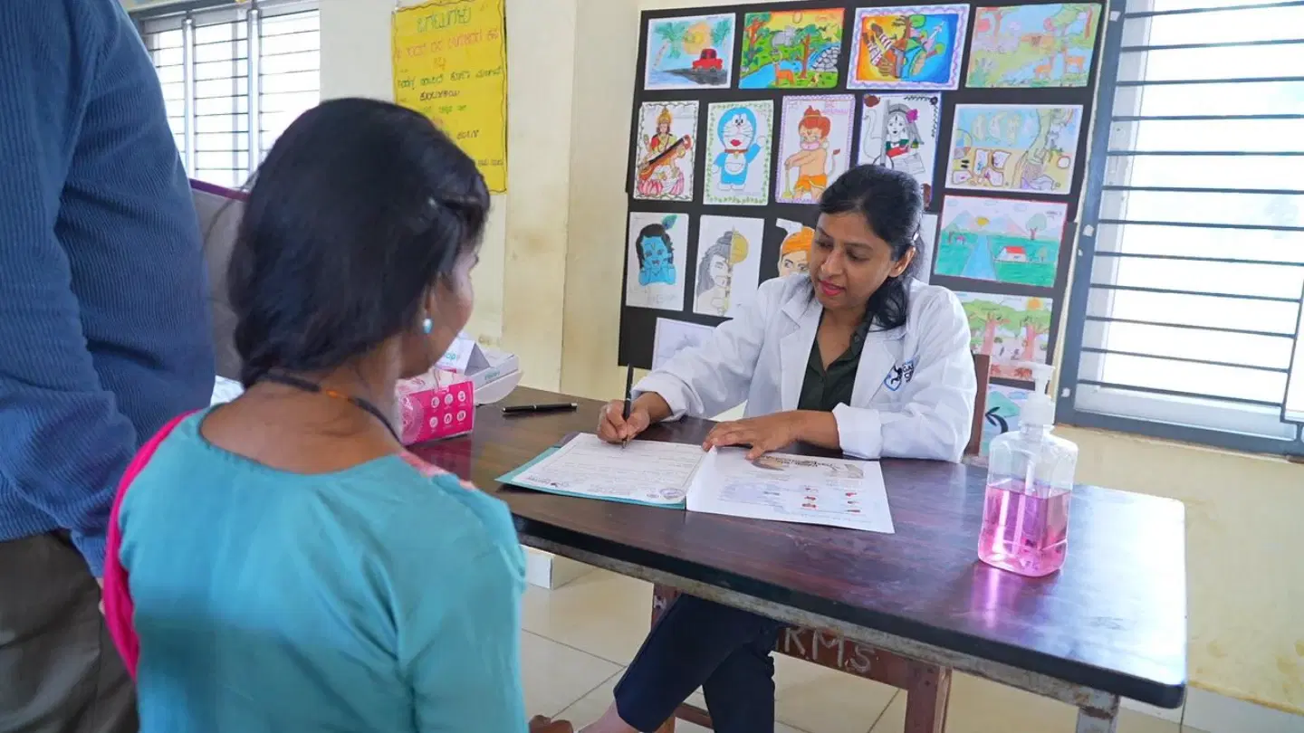Hoskote Rural Health Camp - Hoskote Taluk, Karnataka