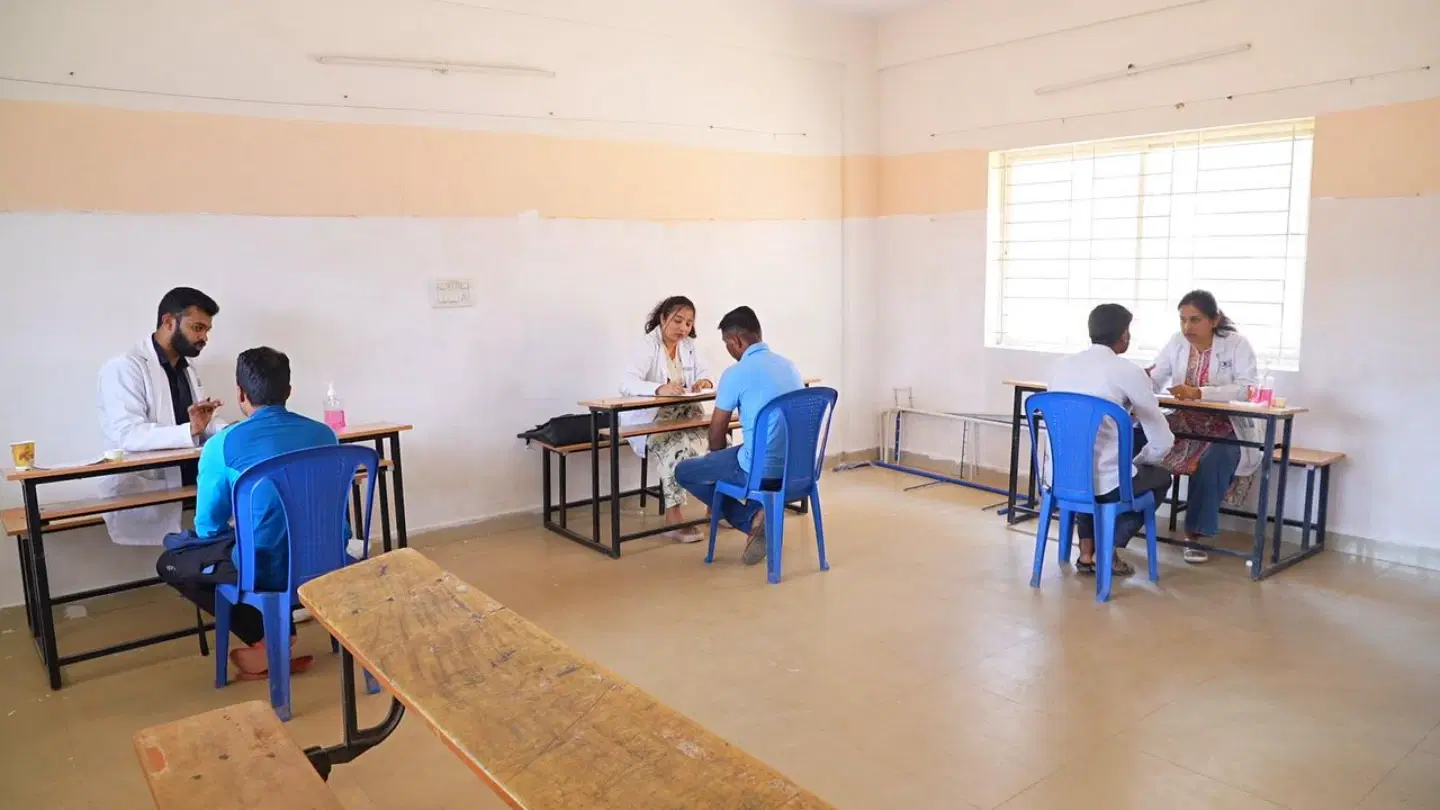 Hoskote Rural Health Camp - Hoskote Taluk, Karnataka