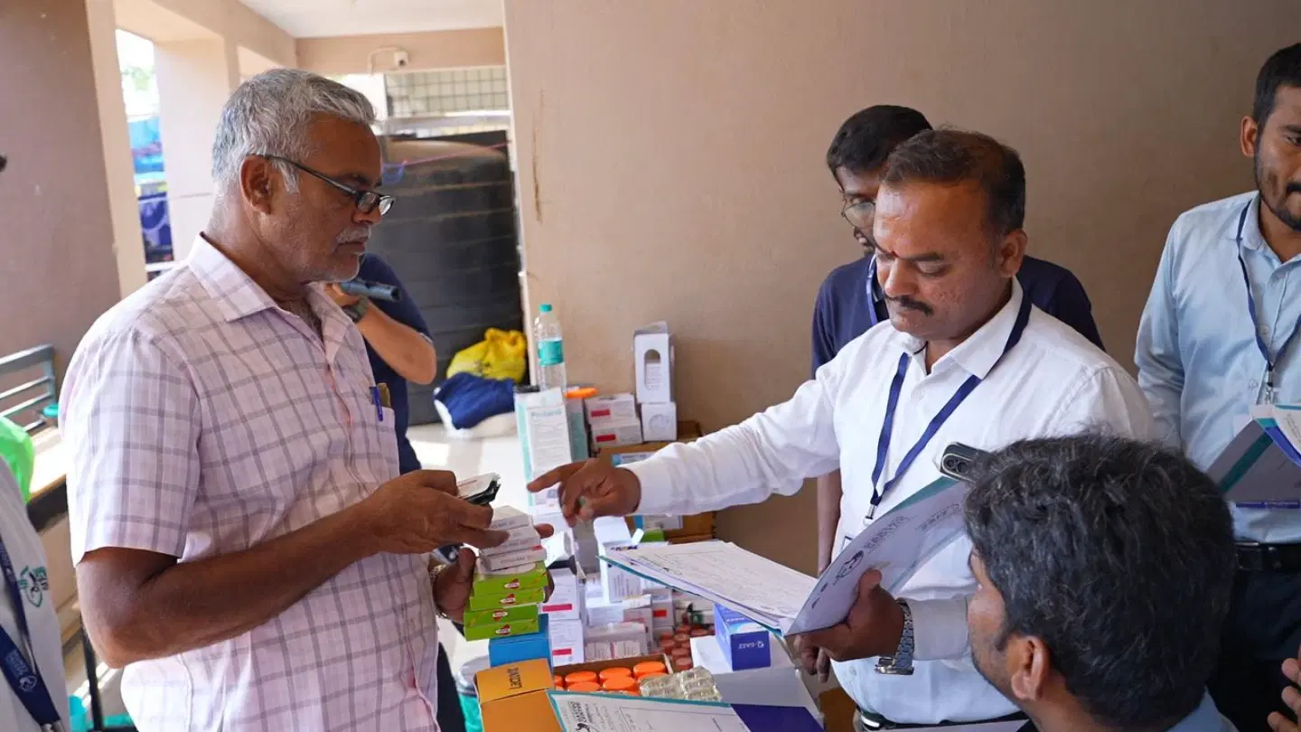 Hoskote Rural Health Camp - Hoskote Taluk, Karnataka