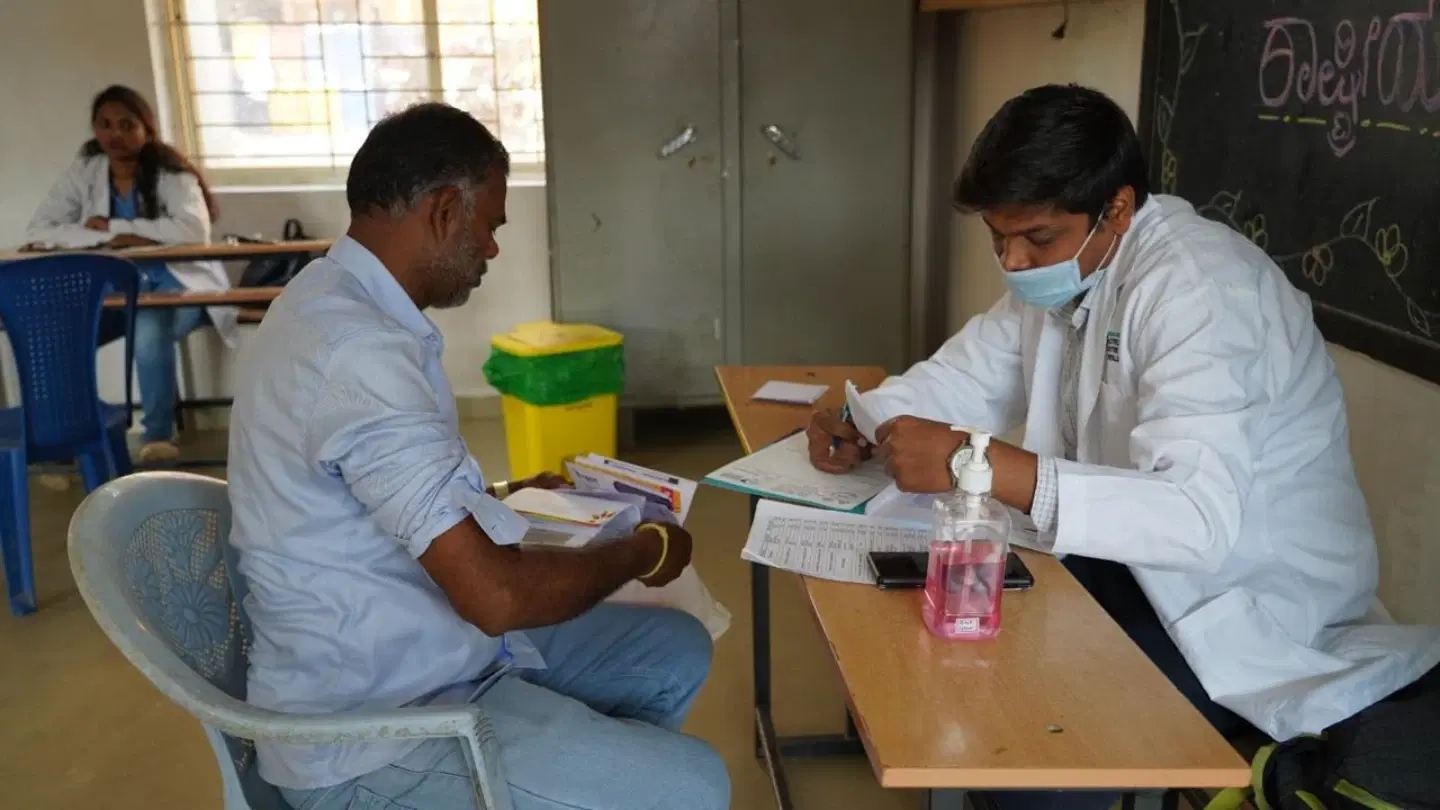 Hoskote Rural Health Camp - Hoskote Taluk, Karnataka